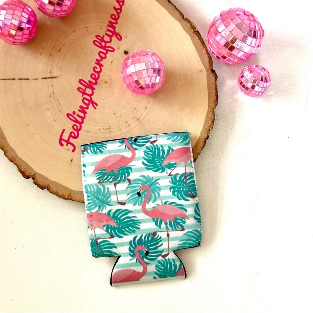 Summery Sublimated Koozies for BBQ,Beach & Poolside